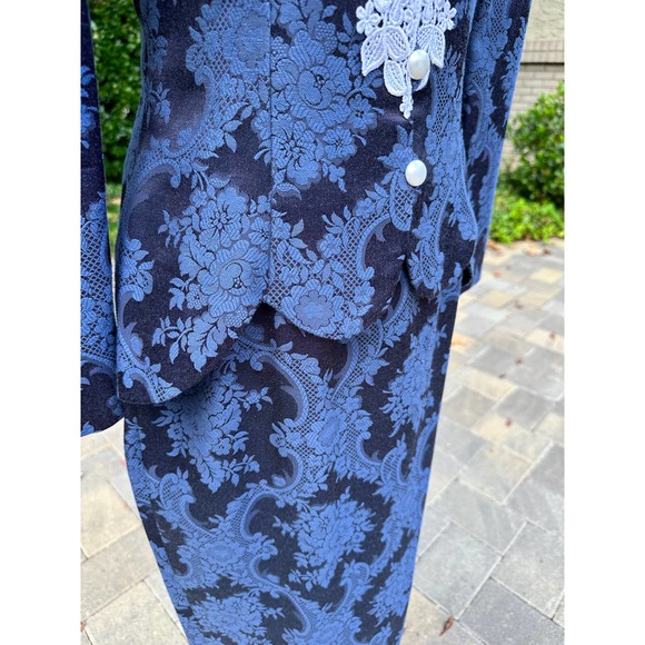 Vintage 90s Jessica McClintock Bridal 2 Piece Victorian Jacket Skirt SteamPunk - Picture 8 of 10